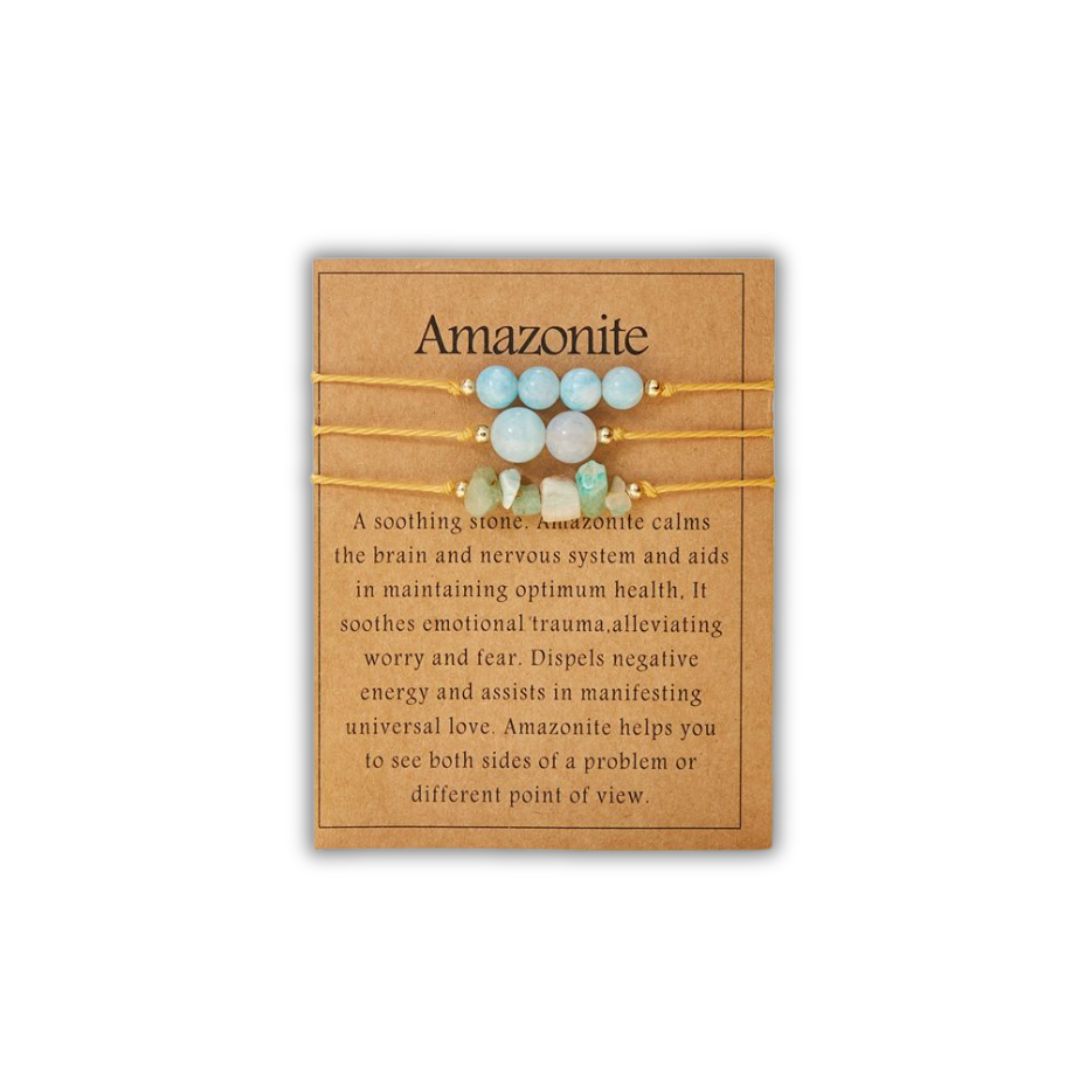 Edelsteen armband | Gemstone | Natural stone | By Frances Falicia | Amazoniet Amazonesteen armband