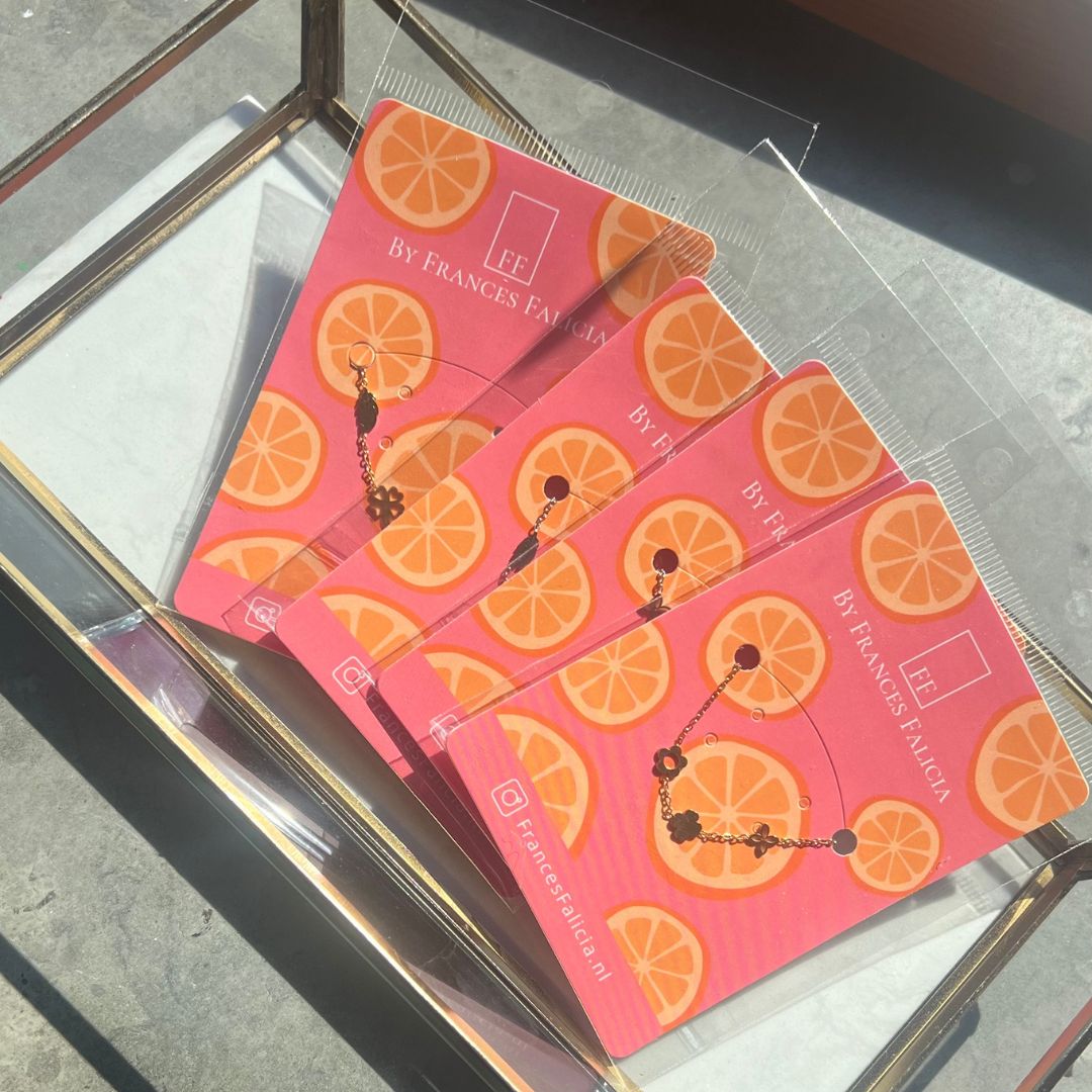 Armbanden set met bloemen | armbanden set voor 3 | Sieraden By Frances Falicia