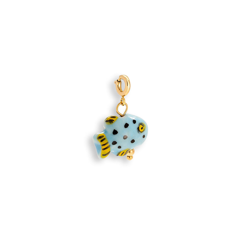 Blue Lagoon Charm | Tropische vis bedel | The Charm Bar | Sieraden By Frances Falicia