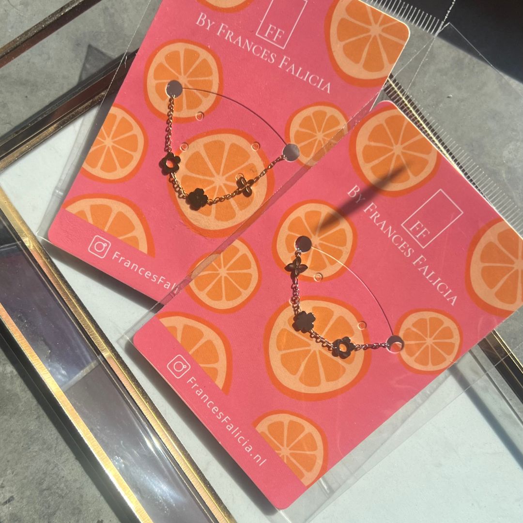 Armbanden set met bloemen | armbanden set voor 3 | Sieraden By Frances Falicia