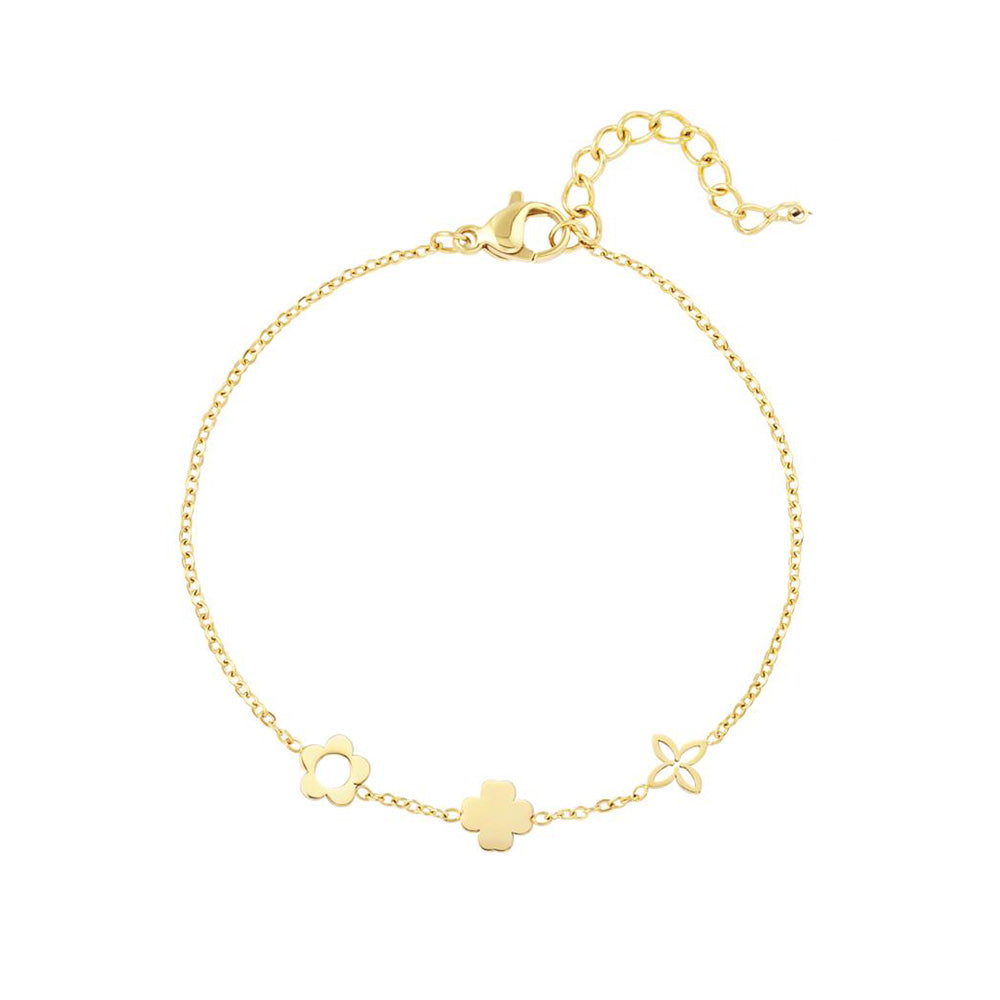 Armbanden set met bloemen | armbanden set voor 3 | Sieraden By Frances Falicia