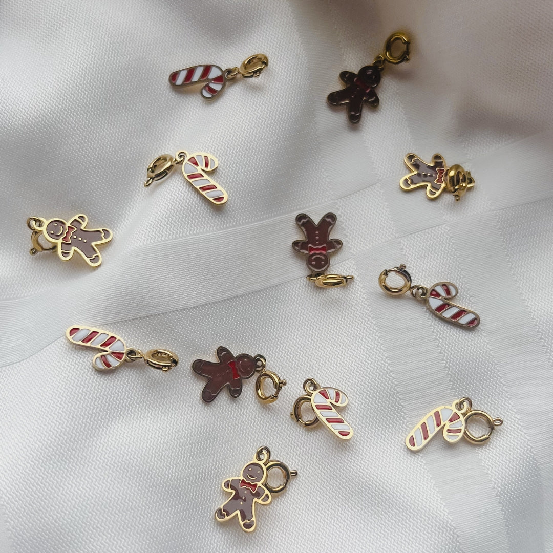 Candy Cane Charm | Zuurstok bedel | The Charm Bar | Sieraden By Frances Falicia