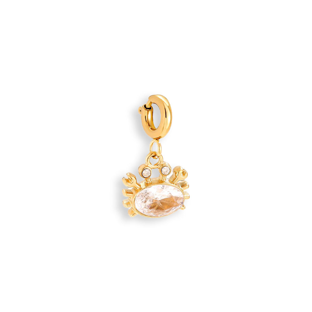 Crab Classique Charm | Krab bedel | hangertje | The Charm Bar | Sieraden By Frances Falicia