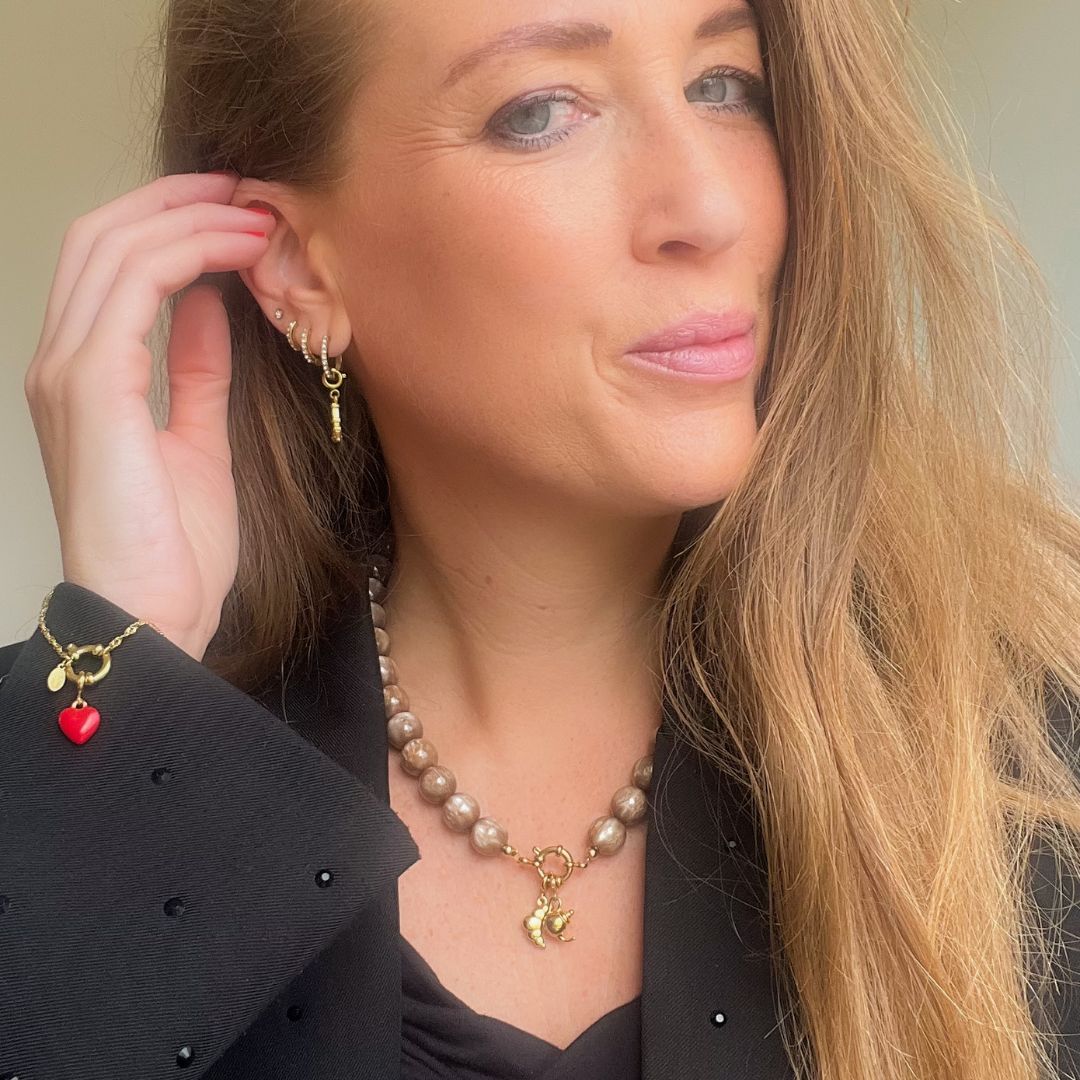 Espresso Chic Necklace | Kralenketting | Sieraden By Frances Falicia