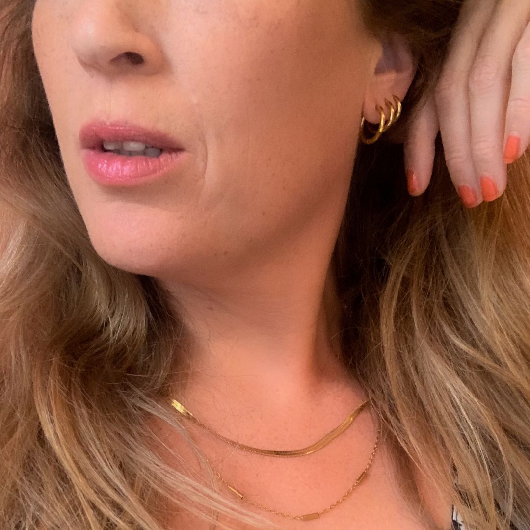 Bali Hoops Essential | Oorringen | Stainless steel oorbellen | By Frances Falicia