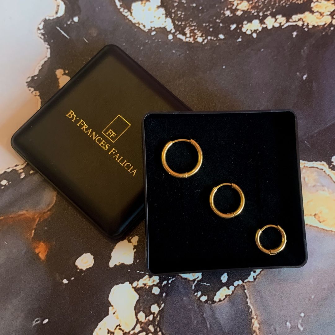 Bali Hoops Essential | Oorringen | Stainless steel oorbellen | By Frances Falicia