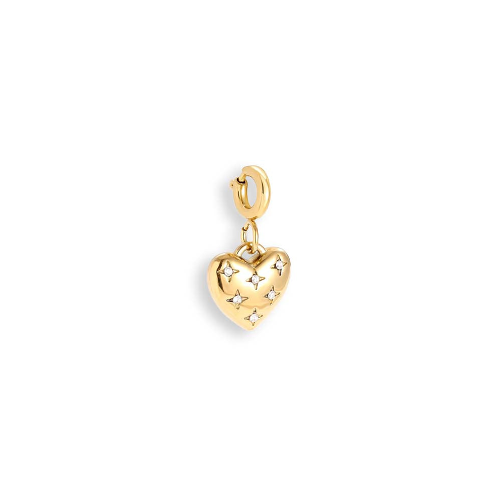 Heart Glow Charm | Hartje bedel | Bedeltjes | The Charm Bar | Sieraden By Frances Falicia