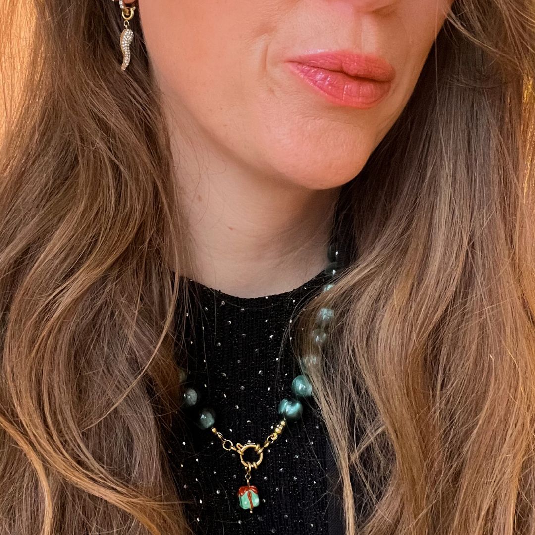 Matcha Latte Necklace | Kralenketting | kettingen | Sieraden By Frances Falicia