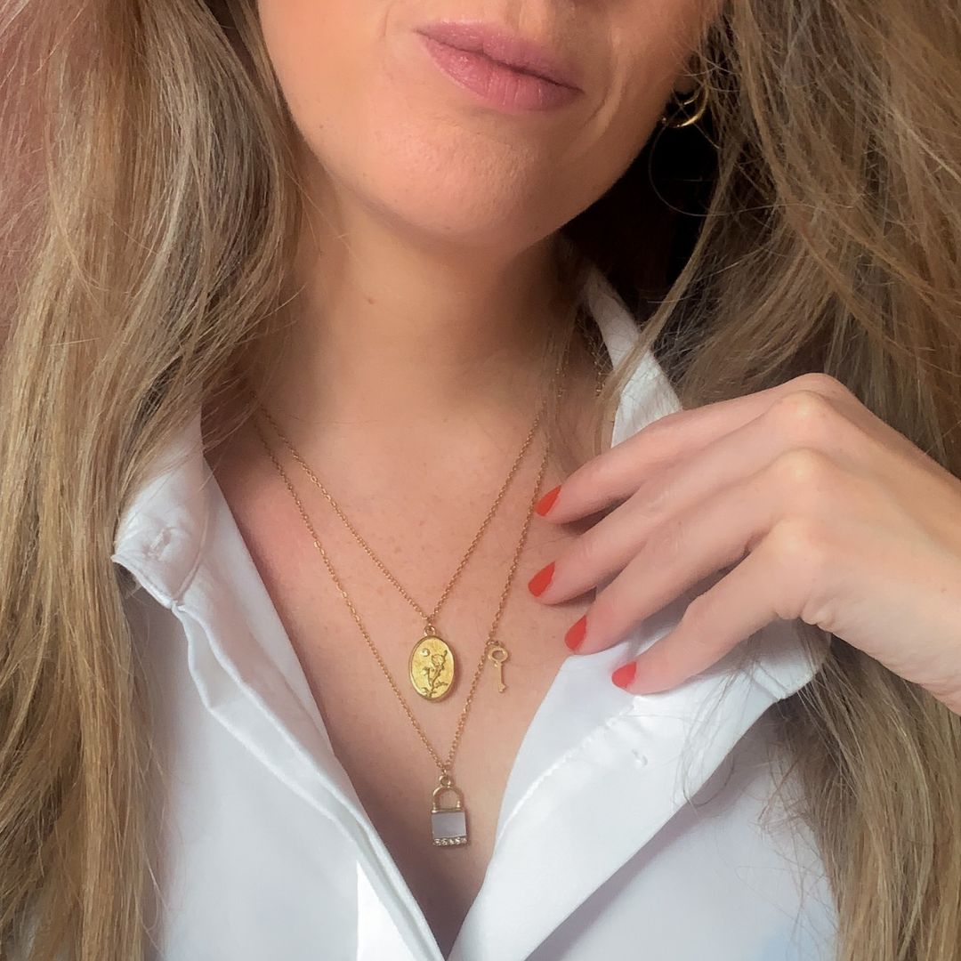 Birth flower | Geboortebloem Ketting | Stainless steel sieraden | By Frances Falicia