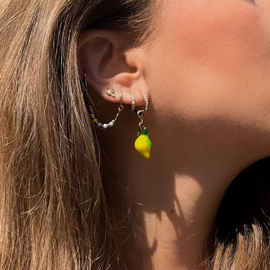 Malibu Studs | Palmboom oorknopjes | Sieraden By Frances Falicia