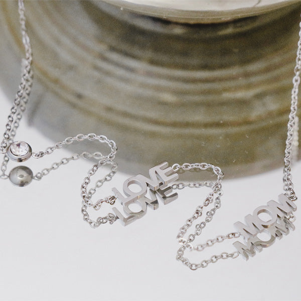 Mama ketting | moederdag sieraden | Stainless steel sieraden By Frances Falicia