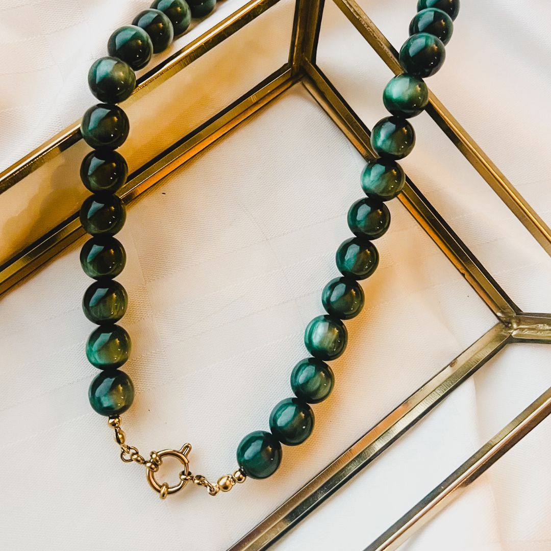 Matcha Latte Necklace | Kralenketting | kettingen | Sieraden By Frances Falicia