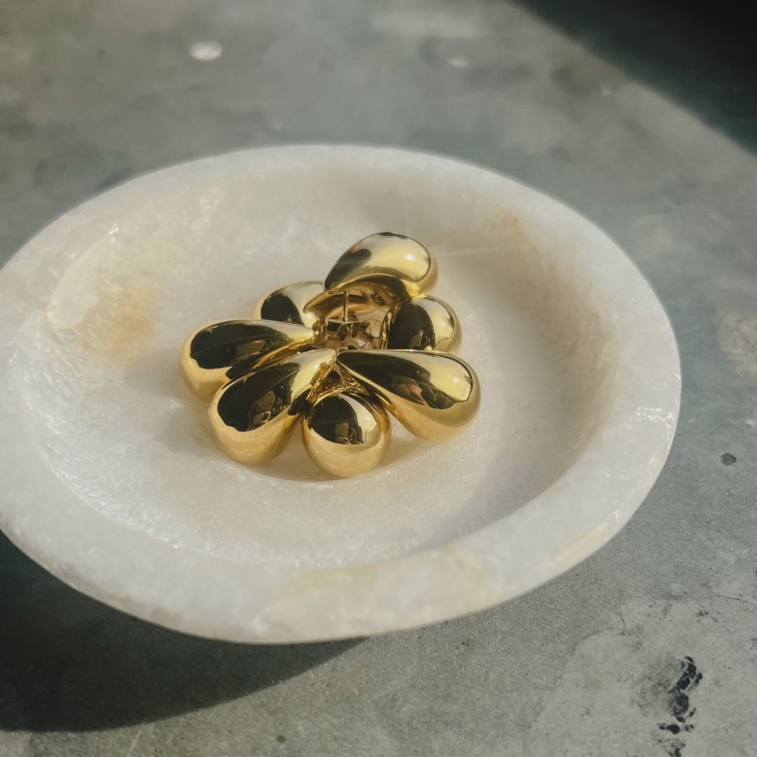 Mini teardrop oorbellen | Stainless steel sieraden By Frances Falicia