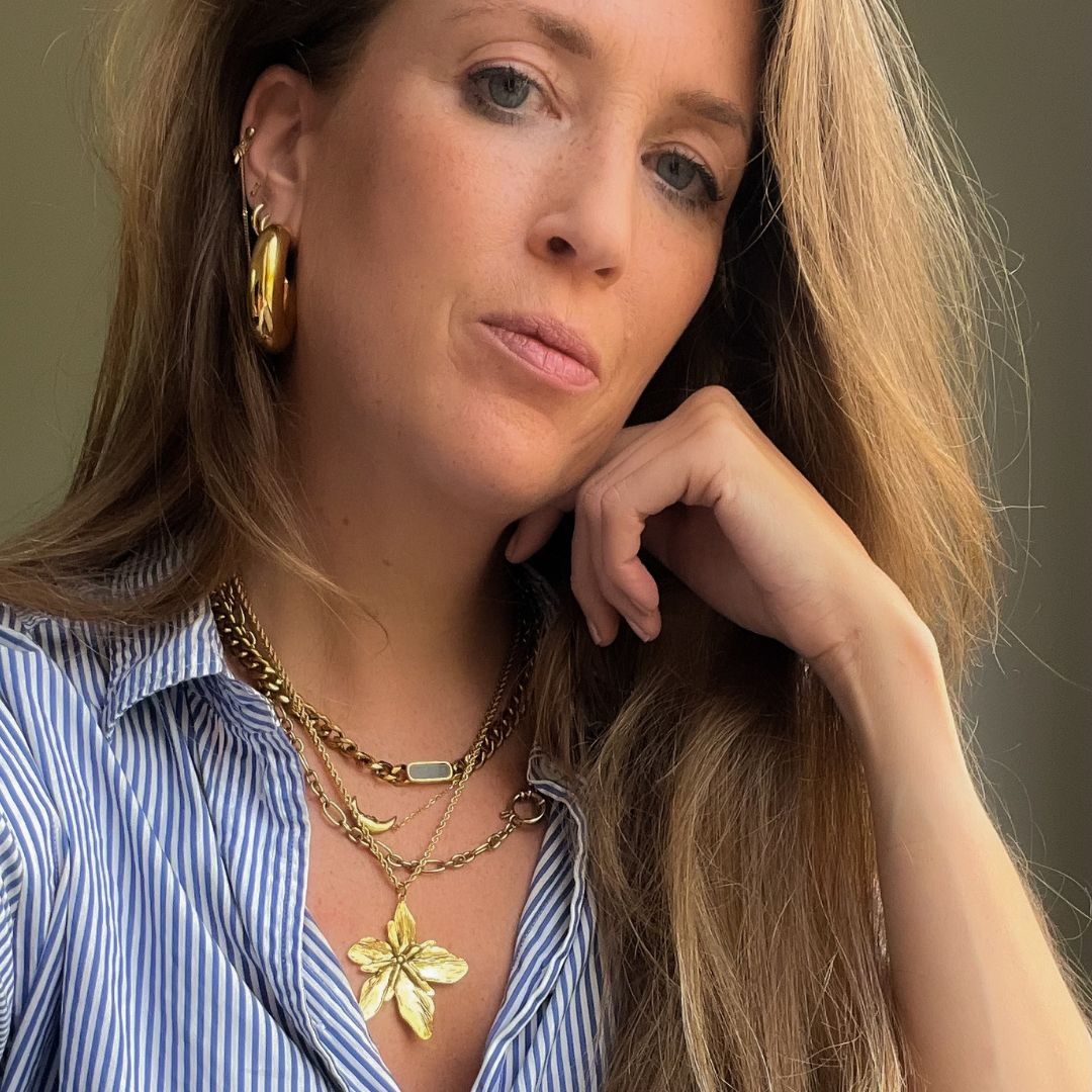 Parisienne schakelketting | Bedelketting | Stainless steel sieraden | By Frances Falicia