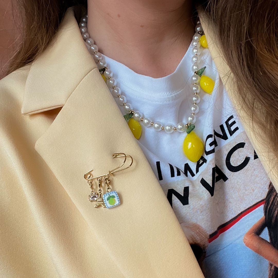 Amalfi Glow | Ketting met citroenen | Lemon Necklace | Sieraden By Frances Falicia