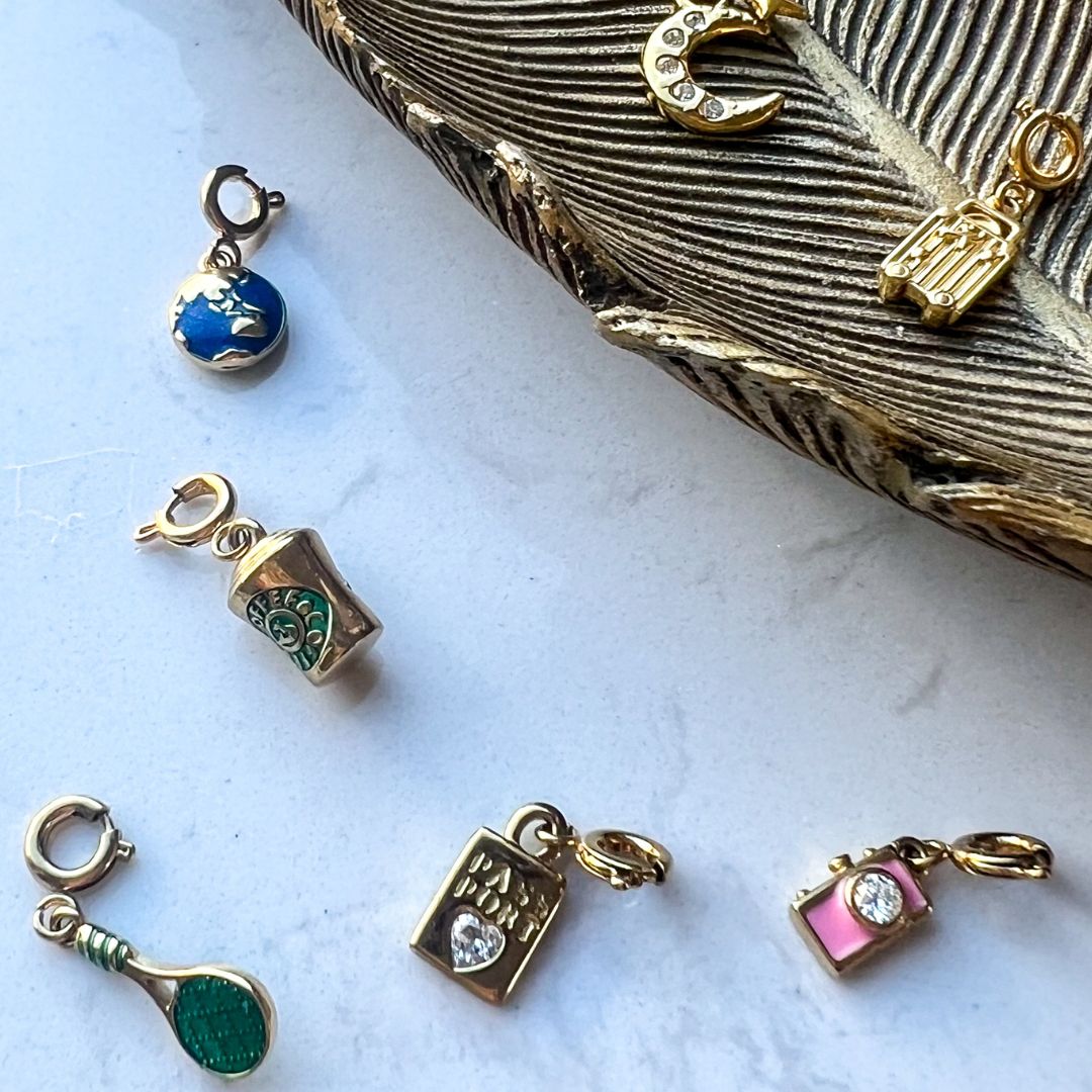 Wanderlust Charm | Wereldbol bedel | Bedeltjes | The Charm Bar | Sieraden By Frances Falicia