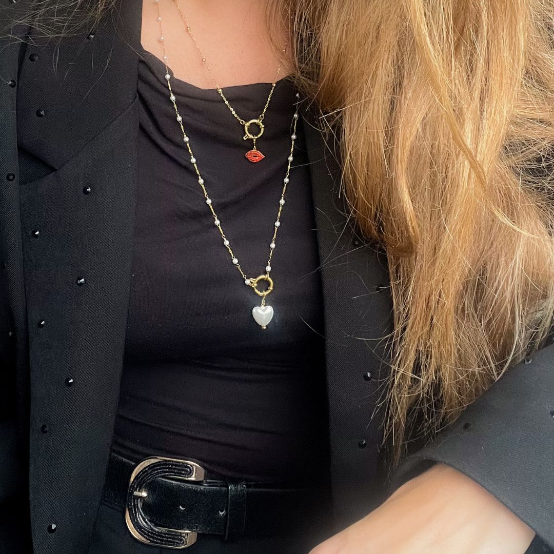 Pearly Charm Necklace | Bedelketting | Kettingen By Frances Falicia