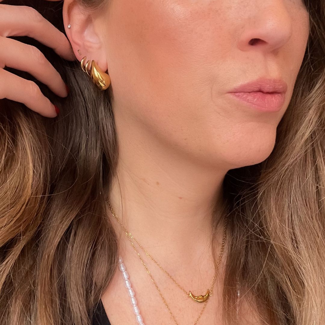 Bali Hoops Essential | Oorringen | Stainless steel oorbellen | By Frances Falicia