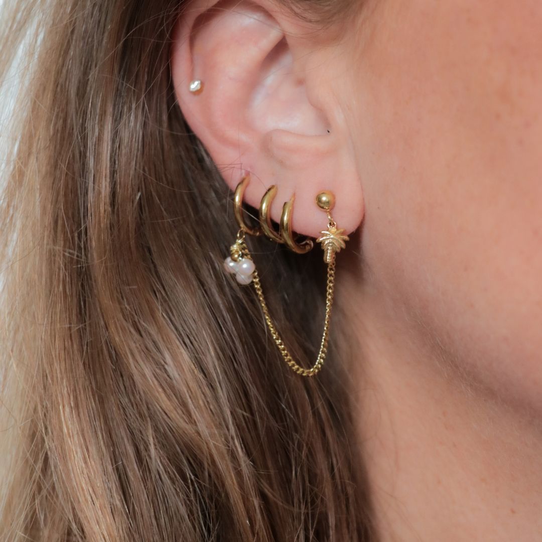 Bali Hoops Essential | Oorringen | Stainless steel oorbellen | By Frances Falicia