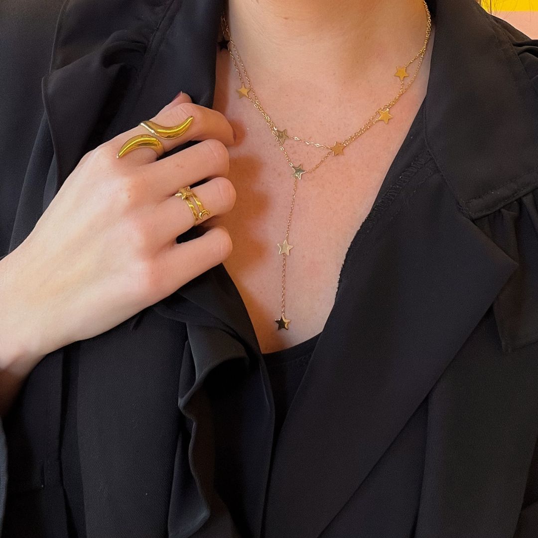 Swirl Ring | Stainless steel ringen By Frances Falicia