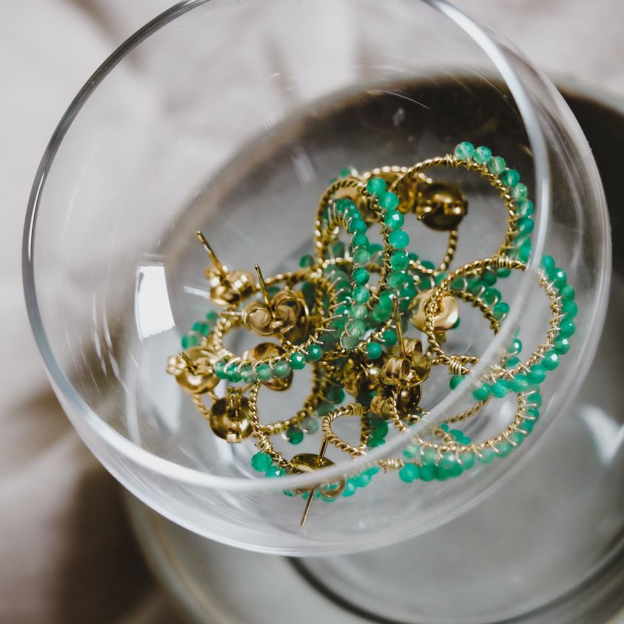 Mint | Bali Hoops | Groene oorbellen | By Frances Falicia