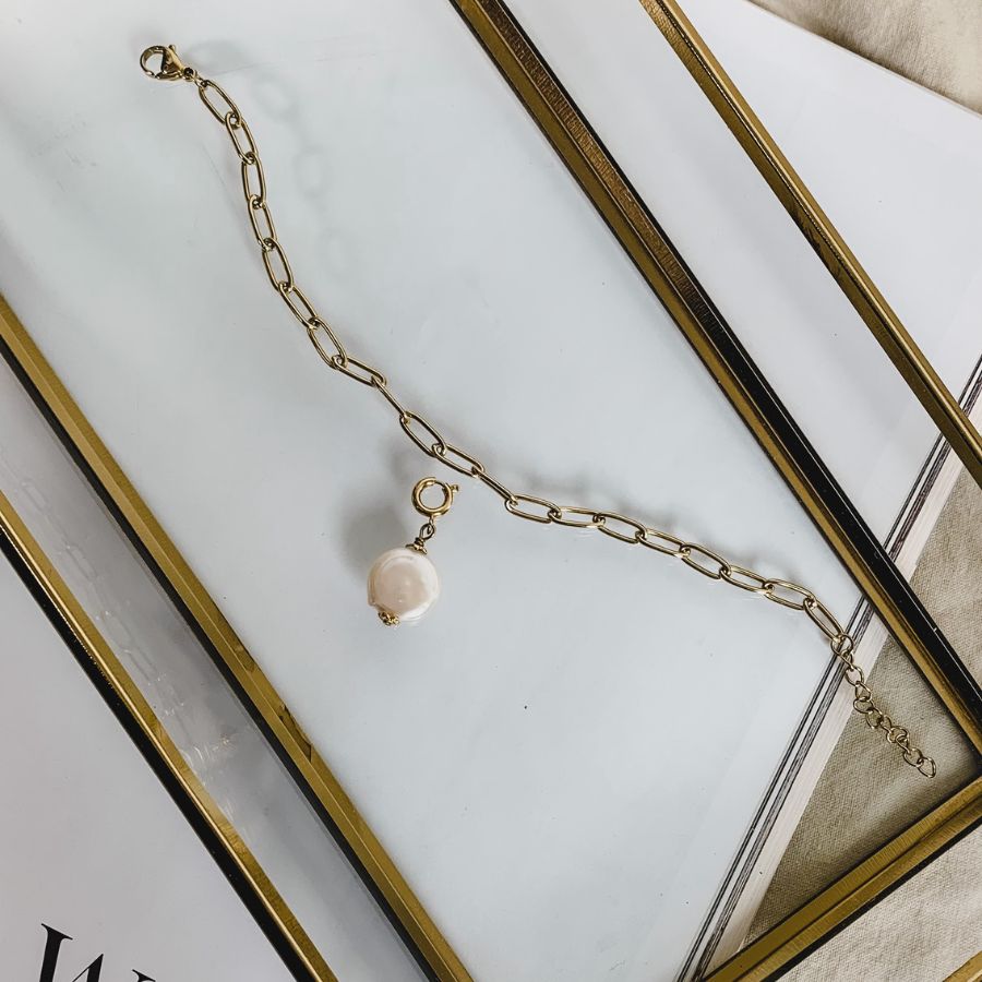 Bedelarmband | Schakelarmband | bedels | Parel bedel | By Frances Falicia