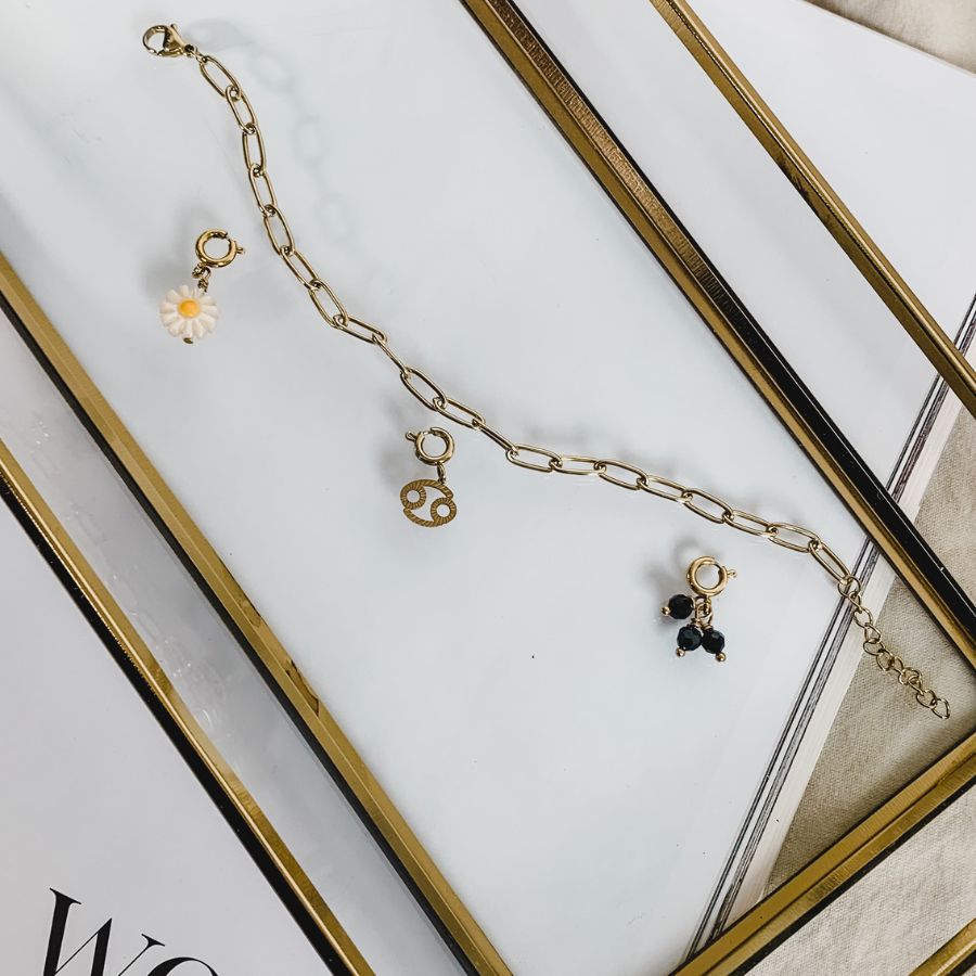 Bedelarmband | Schakelarmband | bedels | Sterrenbeeld bedel | Sterrenbeeld armband | By Frances Falicia