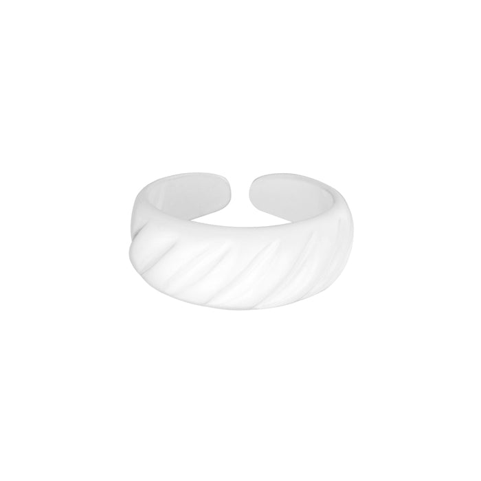 Croissant ring | Gekleurde ring | Witte ring | Frances Falicia