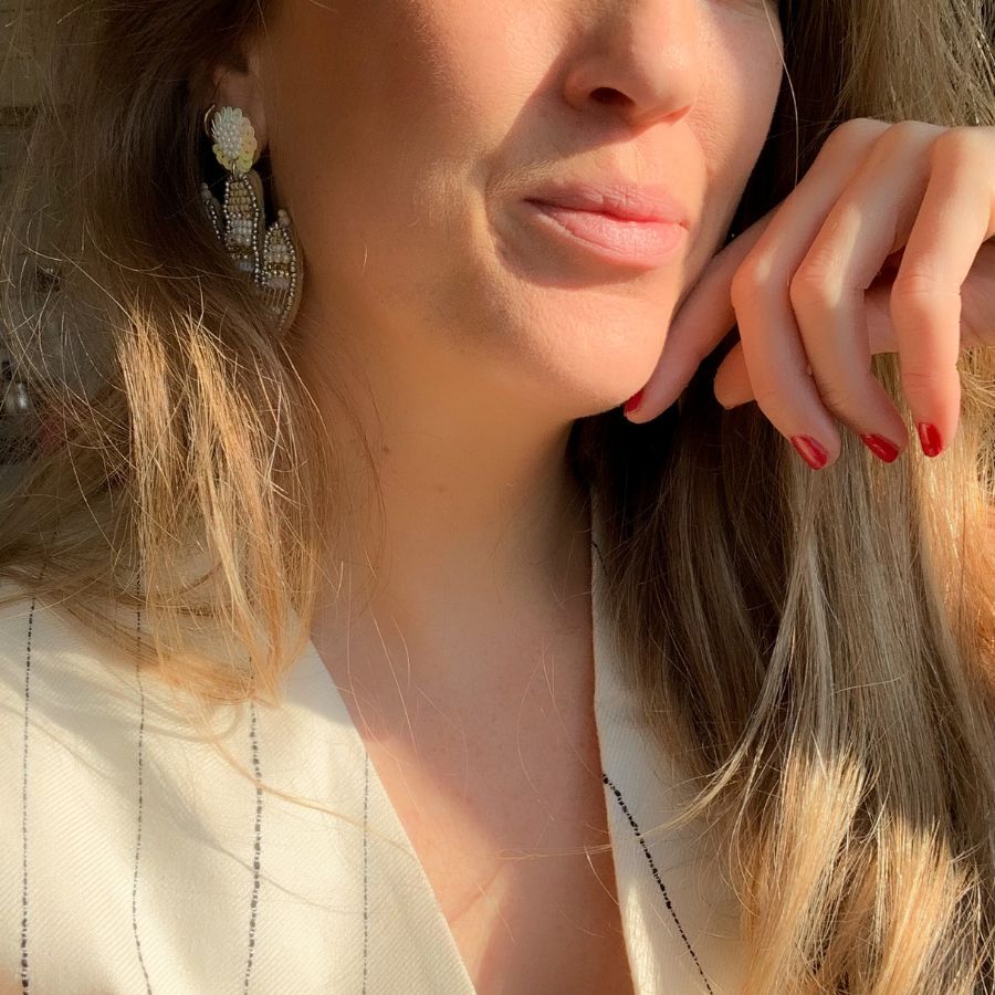 Desert Sand | Cactus oorbellen | By Frances Falicia