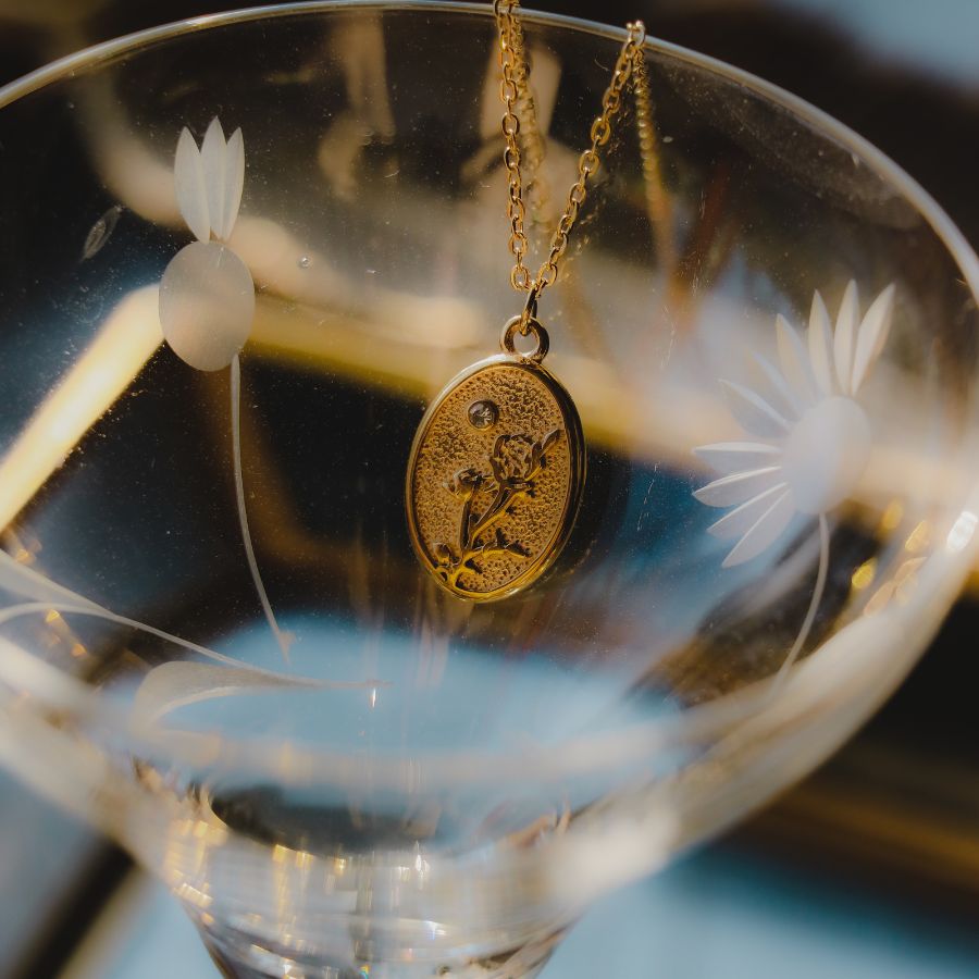 Geboortebloem Ketting | Birth Flower Necklace | Frances Falicia