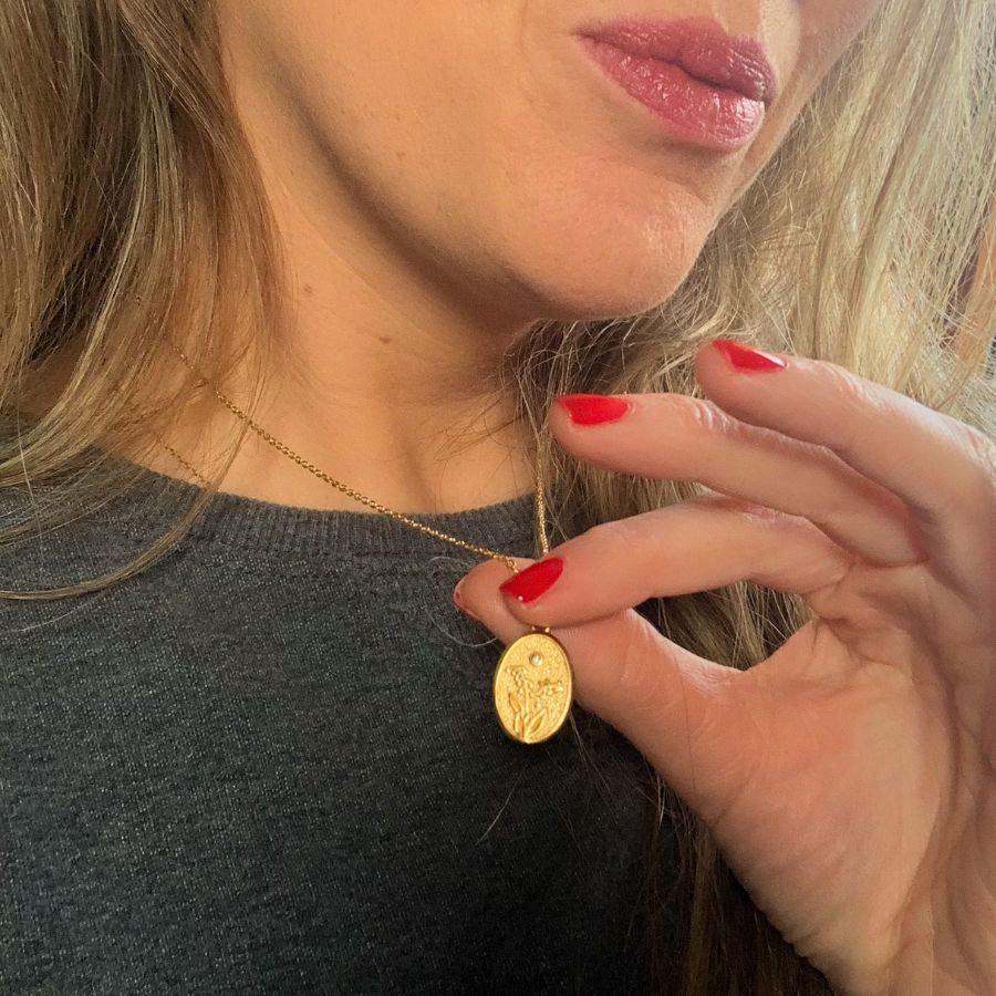 Geboortebloem ketting | Birth flower ketting | Frances Falicia