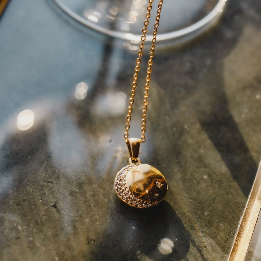 Luna Ketting | Ketting maan en ster | Frances Falicia