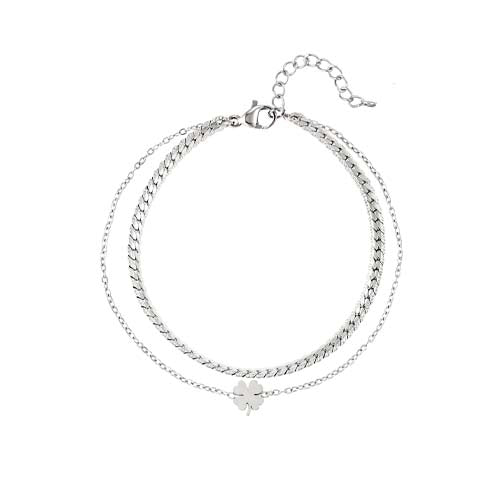 Klavertje vier armband | geluksarmband | Frances Falicia