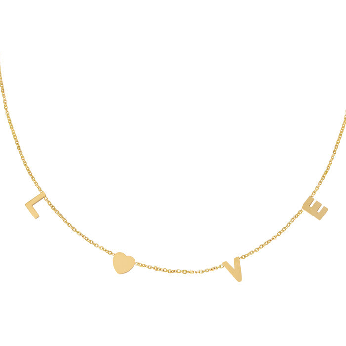 love ketting | Frances Falicia | Stainless steel sieraden