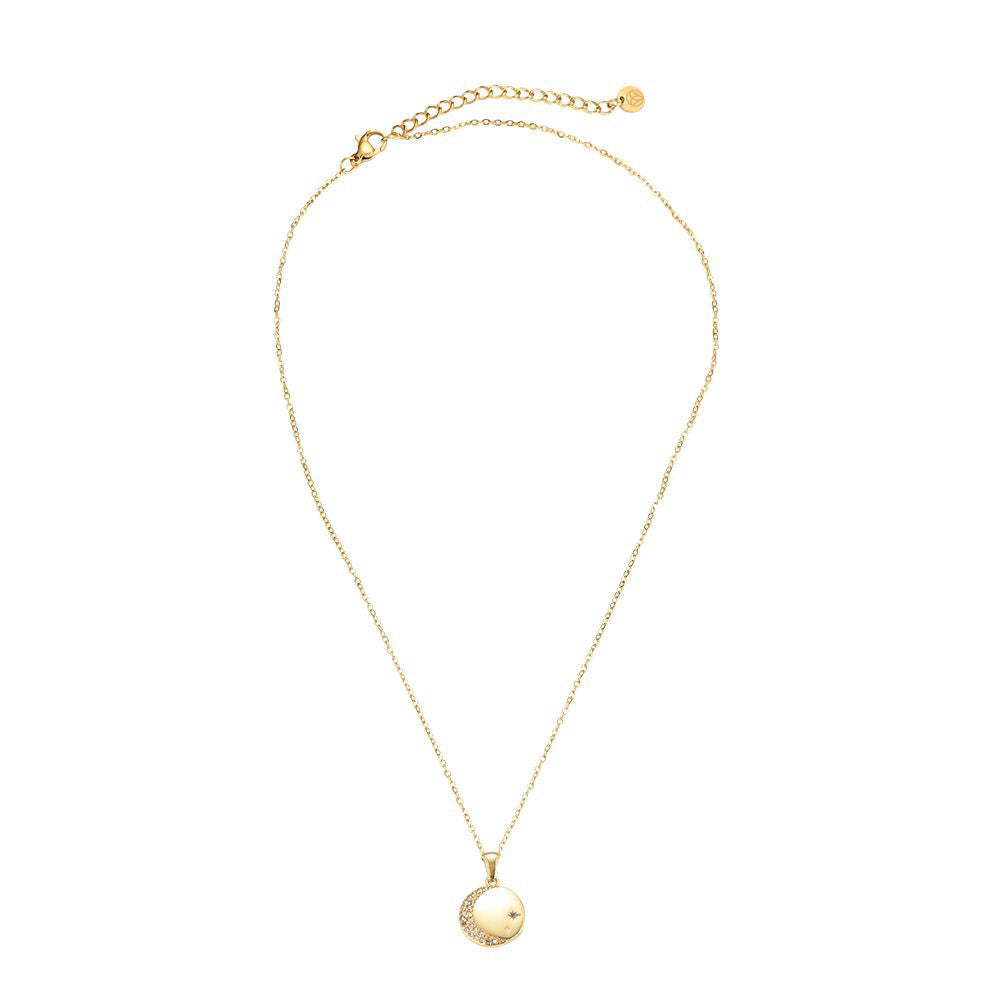 Luna Ketting | Maan Ster Ketting | Frances Falicia | Stainless steel sieraden