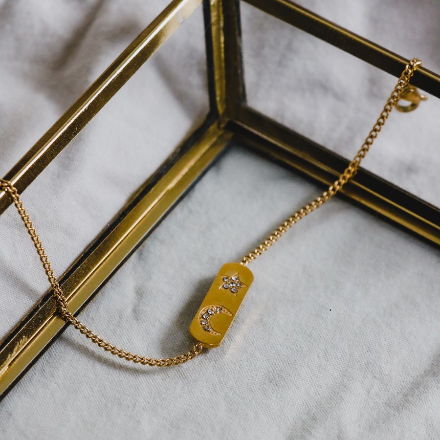 Moeder Dochter armband | Maan en ster armband | Frances Falicia