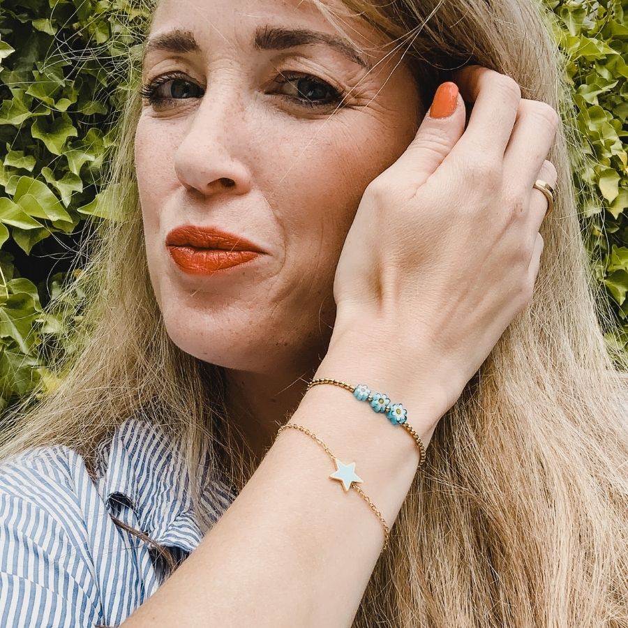 Madelief armband | Stretch armband | Armband met ster | Frances Falicia