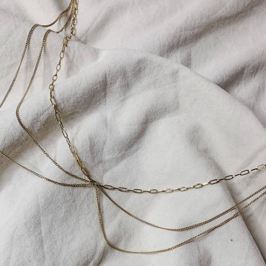 Multilayer ketting | dubbele ketting | Frances Falicia | Stainless steel sieraden