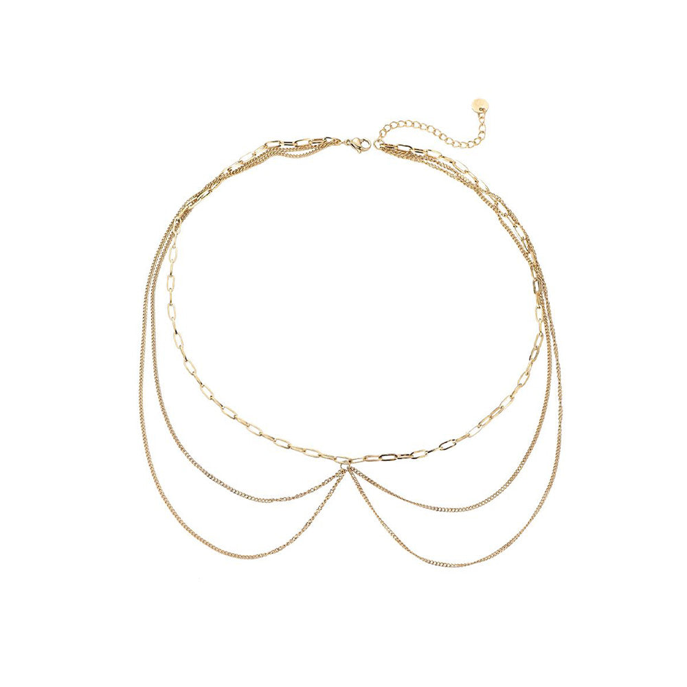 Multilayer ketting | dubbele ketting | Frances Falicia | Stainless steel sieraden