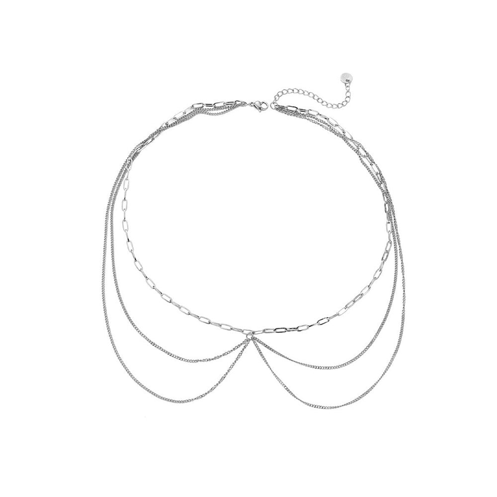 Multilayer ketting | dubbele ketting | Frances Falicia | Stainless steel sieraden