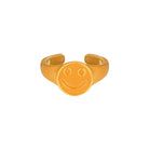 Smiley ring | Gekleurde ring | Gele ring | Frances Falicia