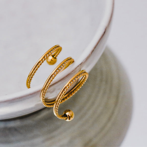 Spiraalvormige ring | Frances Falicia