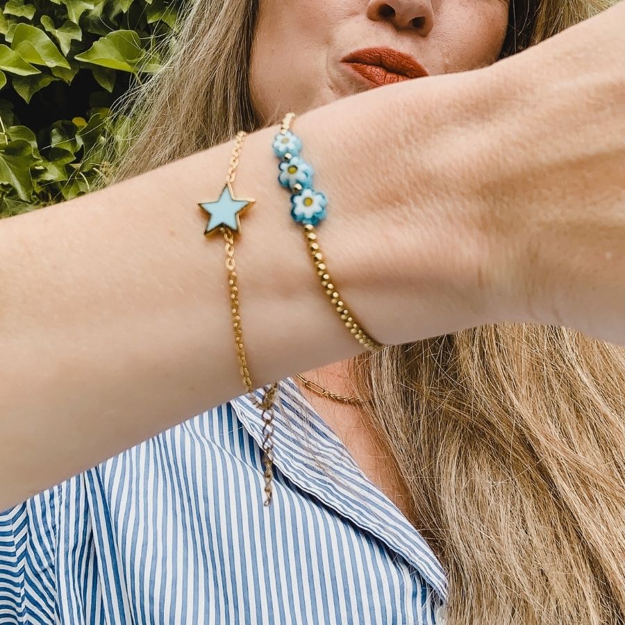 Madelief armband | Stretch armband | Armband met ster | Frances Falicia