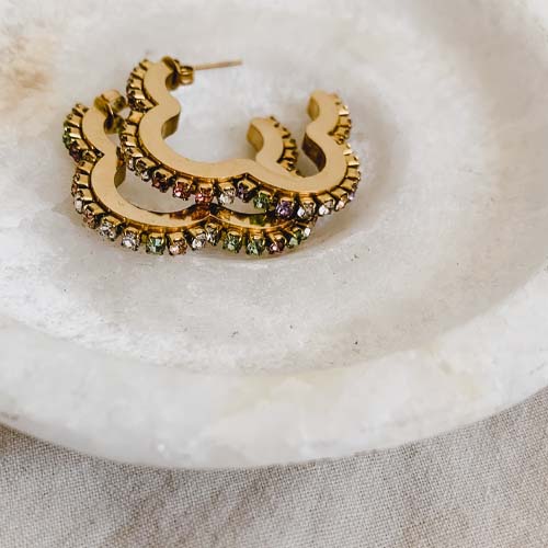 klaver oorbellen | Frances Falicia