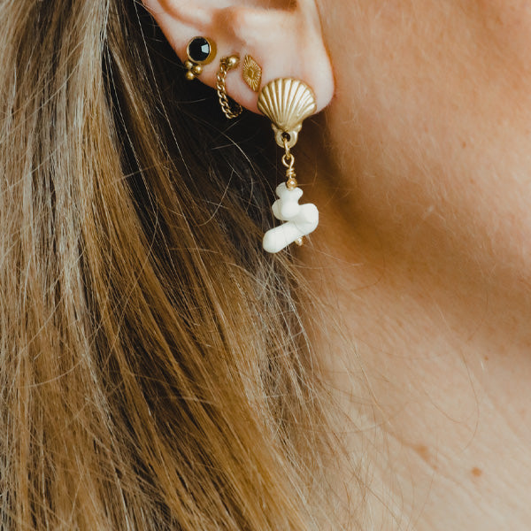 gouden oorbellen | Frances Falicia