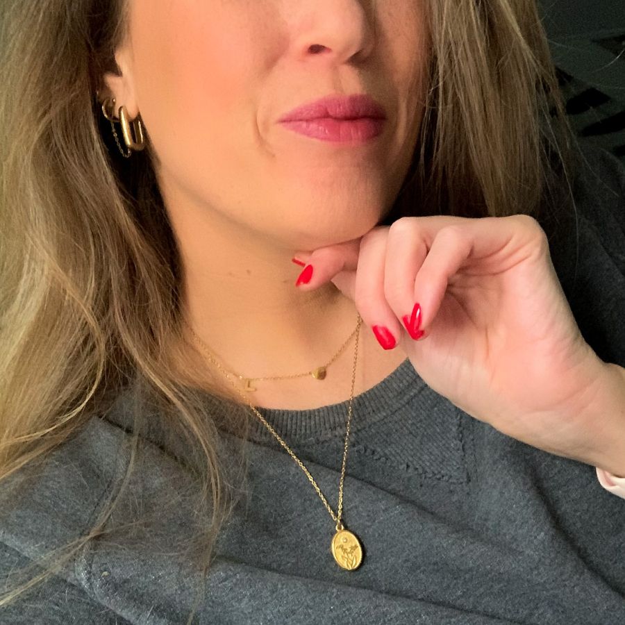 Geboortebloem ketting | Birth flower ketting | Frances Falicia