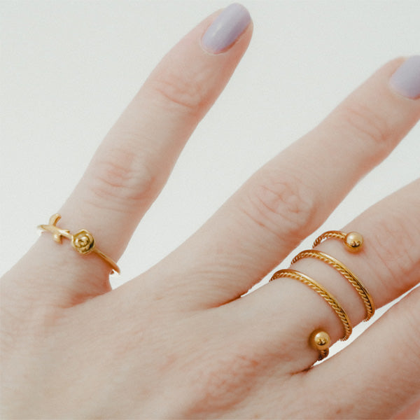 gouden ringen | Frances Falicia