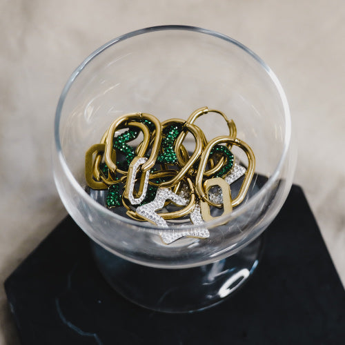 oval hoops met hanger | Frances Falicia