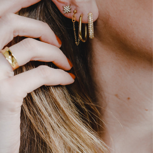 oval hoops | earstack | earparty | Frances Falicia