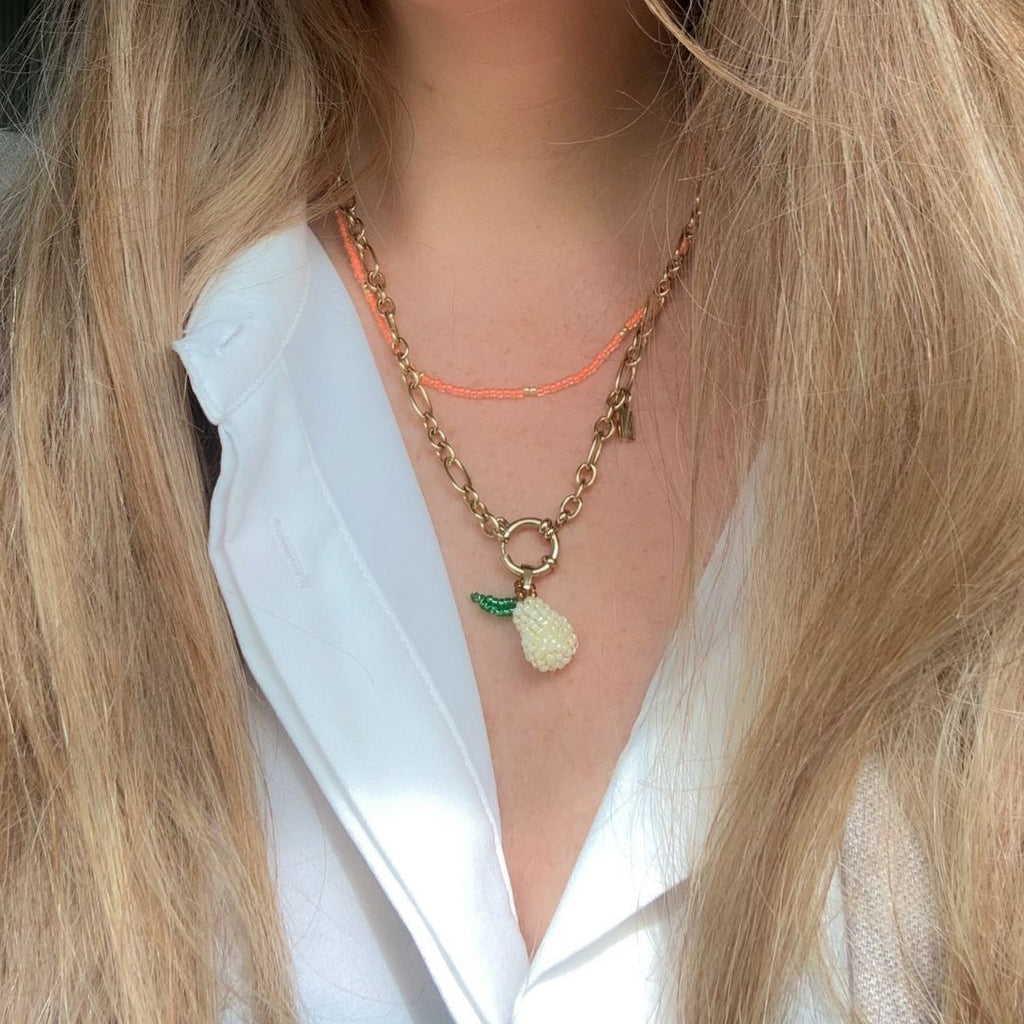Parisienne schakelketting | Bedelketting | Stainless steel sieraden | By Frances Falicia